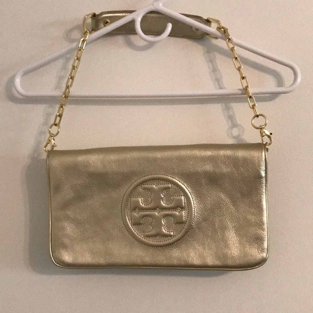 Tory Burch like new clutch, 12x7, immaculate interior and exterior